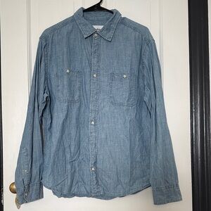 Goodfellow & Co Light Blue Casual Button Down Shirt